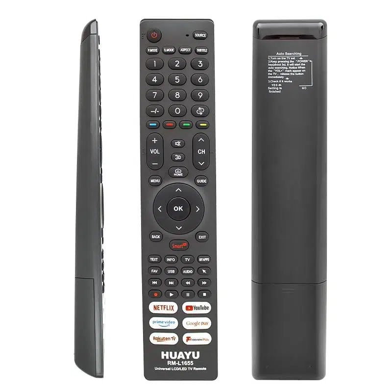 Huayu RM-L1655 Netflix-YouTube-Prime Video-Google Play Tuşlu Universal Lcd Led Tv Kumandası