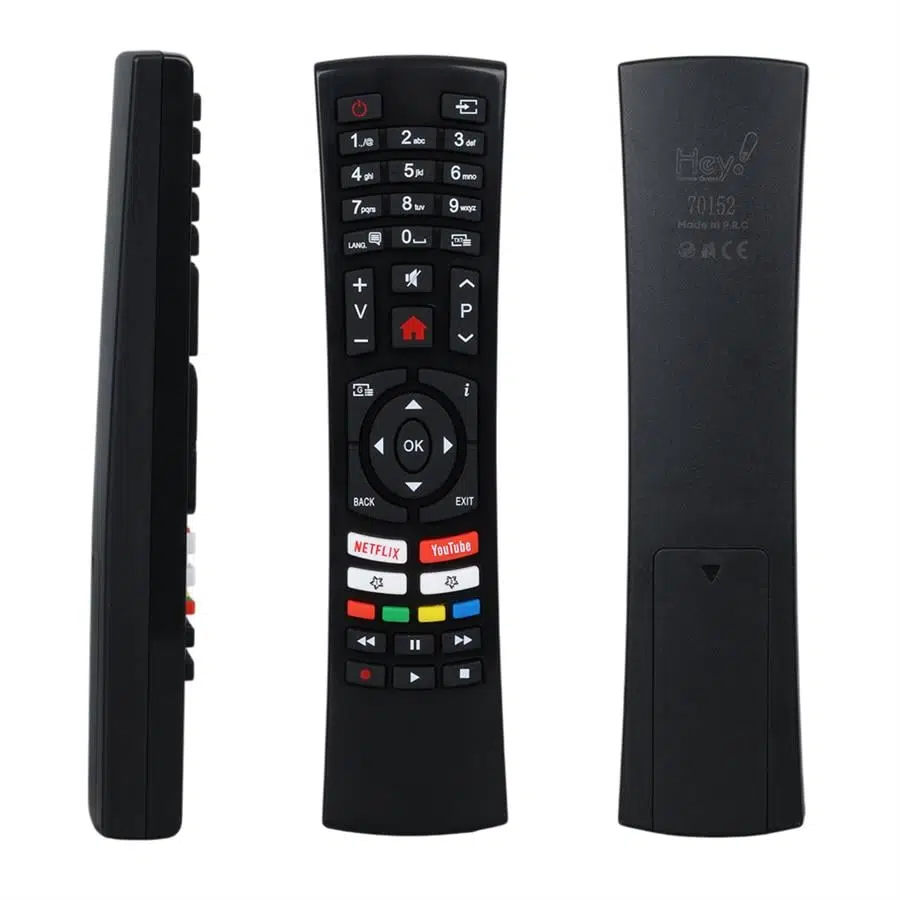 Vestel RC4390 30100824 - 49FD7400 / Telefunken D40U297M4CW Netflix-Youtube Tuşlu Küçük Kalıp Lcd-Led Tv Kumanda
